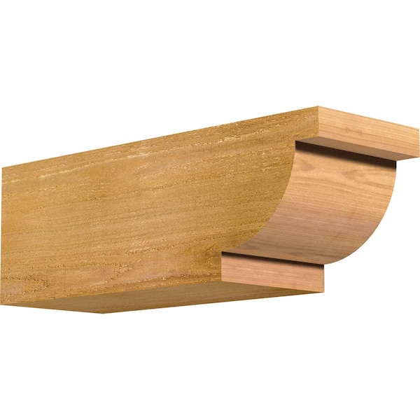 Ekena Millwork Alpine Rough Sawn Rafter Tail, Western Red Cedar, 6"W x 6"H x 18"L RFT06X06X18ALP00RWR - main